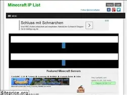 Sites similar to minecraftiplist.com