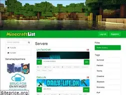 Sites similar to minecraftlist.dk