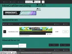 Sites similar to minecraftserverlisting.com