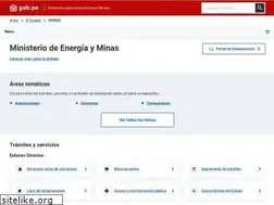 Sites similar to minem.gob.pe