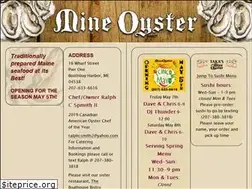 Sites similar to mineoyster.net
