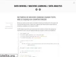 Sites similar to mineracaodedados.wordpress.com