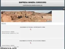 Sites similar to mineracorocoro.com