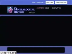 Sites similar to mineralogicalrecord.com