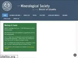 Sites similar to mineralogicalsocietyofdc.org