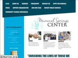 Sites similar to mineralspringscenter.org