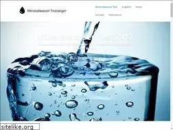 Sites similar to mineralwasser-testsieger.de