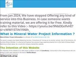 Sites similar to mineralwaterprojectinformation.org