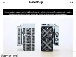 Sites similar to mineshop.co.za