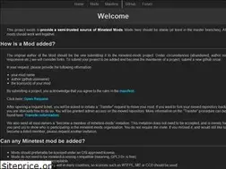 Sites similar to minetest-mods.github.io
