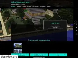 Sites similar to minewonderland.com