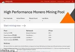 Sites similar to minexmr.com
