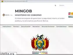 Sites similar to mingobierno.gob.bo