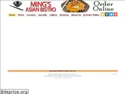 Sites similar to mingsasianbistro.com