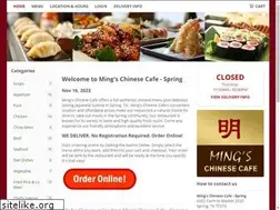 Sites similar to mingschinesecafe.com
