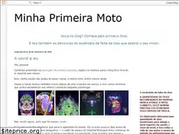Sites similar to minhaprimeiramoto.blogspot.com