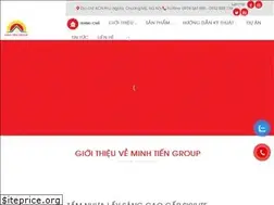 Sites similar to minhtiengroup.vn