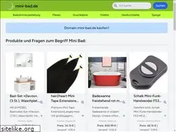 Sites similar to mini-bad.de