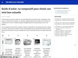 Sites similar to mini-lavevaisselle.fr