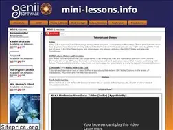 Sites similar to mini-lessons.info