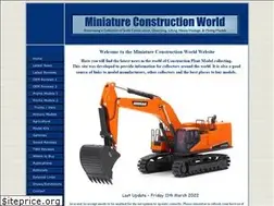 Sites similar to miniature-construction-world.co.uk