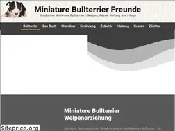 Sites similar to miniaturebullterrier-freunde.de