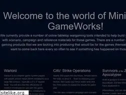 Sites similar to miniaturegameworks.com