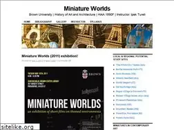 Sites similar to miniatureworlds.wordpress.com