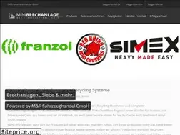 Sites similar to minibrechanlage.de