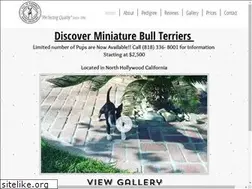 Sites similar to minibullterrier.org