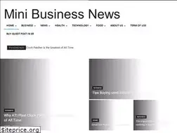 Sites similar to minibusinessnews.com