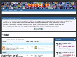 Sites similar to miniclipforum.com