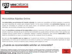 Sites similar to minicreditos.info
