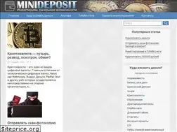 Sites similar to minideposit.com