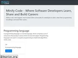 Sites similar to minifycode.in