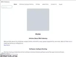 Sites similar to miniindustry.com