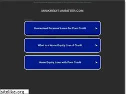 Sites similar to minikredit-anbieter.com