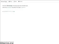 Sites similar to minimal-apps.de