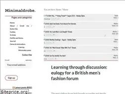 Sites similar to minimaldrobe.com