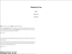 Sites similar to minimalism.jp