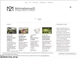 Sites similar to minimalismus21.de