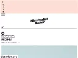 Sites similar to minimalistbaker.com