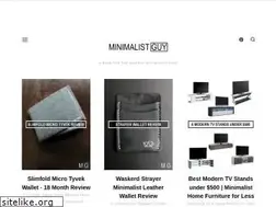Sites similar to minimalistguy.net