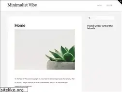Sites similar to minimalistvibe.com