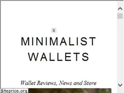 Sites similar to minimalistwallets.org