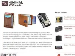 Sites similar to minimalwallet.net