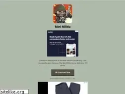 Sites similar to minimilitia.mobi
