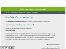 Sites similar to mininformszami-c.cegbongeszo.hu
