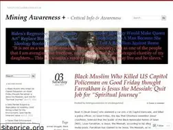 Sites similar to miningawareness.wordpress.com
