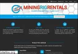 Sites similar to miningrigrentals.com